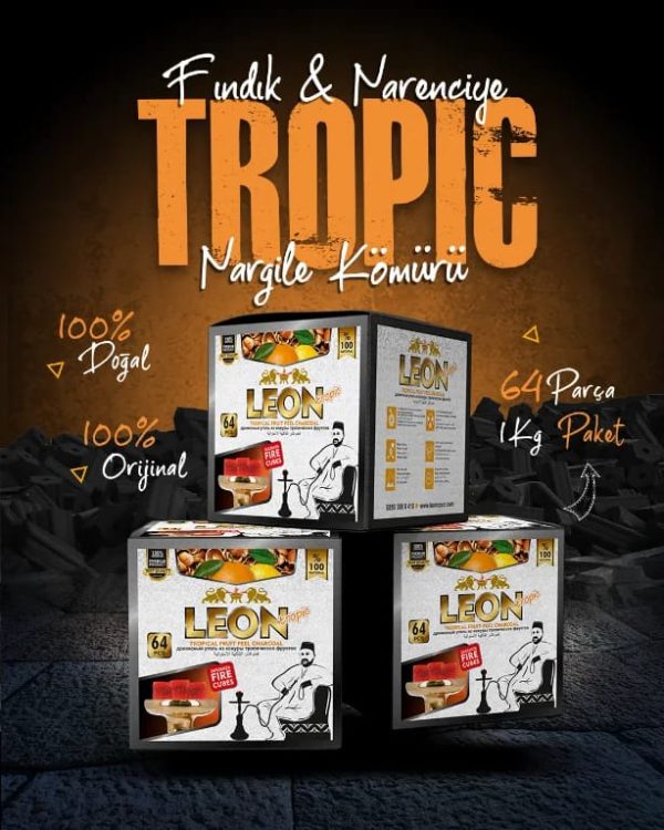 Leon Tropic Nargile Kömürü 1000 gr - Görsel 5